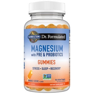 Dr. Formulated Magnésium - Orange Crème - 60 Gommes à Mâcher
