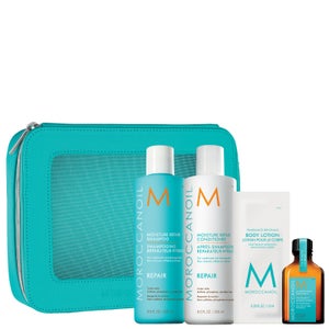 Moroccanoil Moisture Repair Shampoo & Conditioner with Free Gifts (Worth £45.65)