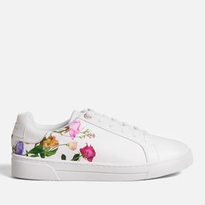 Ted Baker Women's Artel Floral Leather Cupsole Trainers