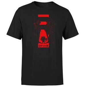 Akedo X Pokémon Team Rocket T-Shirt da Uomo - Nero