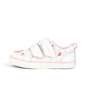 Infant Girls Tovni Twin Happy Trainers Leather White
