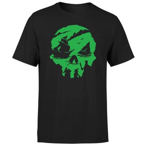 Sea of Thieves Sea Of Thieves Green Foil Reaper's Mark Unisex T-Shirt - Black