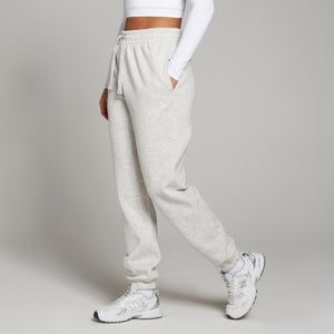 Pantaloni tip jogger MP Basics pentru femei - Light Grey Marl