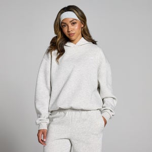 MP Women's Basics Oversized Hoodie - Light Grey Marl