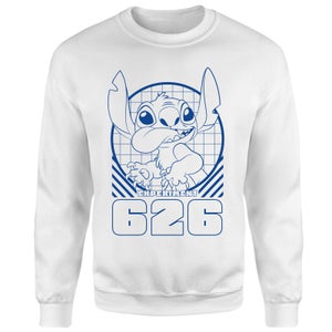 Lilo And Stitch Warning Experiment 626 Sweatshirt - White