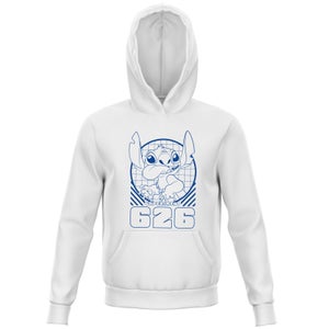Lilo And Stitch Warning Experiment 626 Kids' Hoodie - White