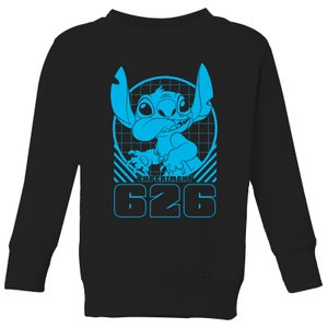 Lilo And Stitch Warning Experiment 626 Kids' Sweatshirt - Black
