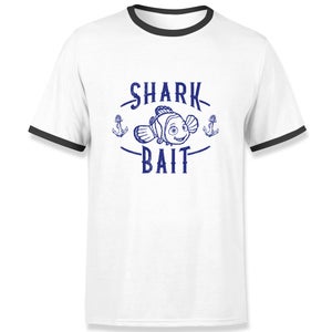 Finding Nemo Shark Bait Ringer T-Shirt - White Black