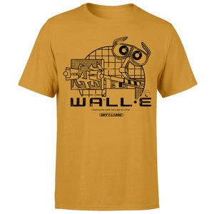 Wall-E Clean Up Crew Men's T-Shirt - Mustard