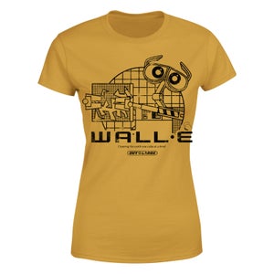 Wall-E Clean Up Crew Women's T-Shirt - Mustard