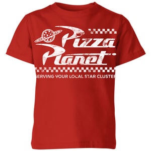 Toy Story x Pizza Planet Crew Kids' T-Shirt - Red