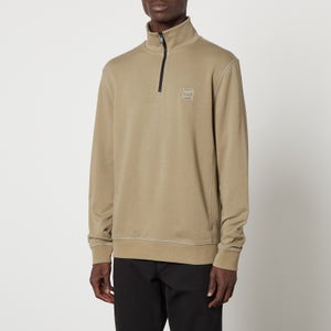 BOSS Orange Zetrust Cotton Quarter-Zip Sweatshirt