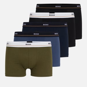 BOSS Bodywear Men's 5 Pack Essential Boxer Shorts - Open Miscellaneous