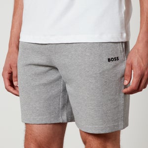 BOSS Bodywear Waffle Cotton-Jersey Shorts