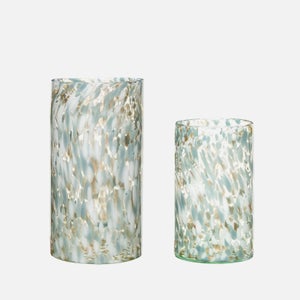 Hübsch Libra Vase - Set of 2 - Green/Blue