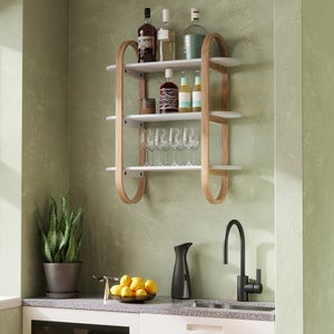 Umbra Bellwood Wall Shelf - White/Natural