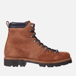 Tommy Hilfiger Men's Suede Hiking Boots - Winter Cognac