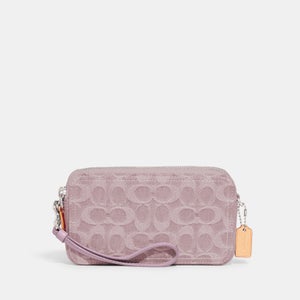 Coach Signature Kira Washed Denim Crossbody Bag