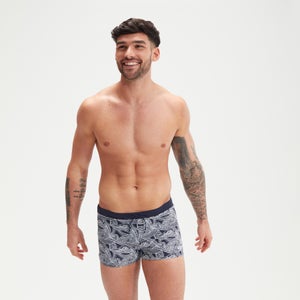 Boxer de bain homme Valmilton Bleu Marine/Blanc