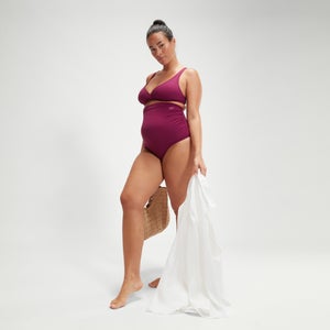 Schwangerschafts-Bikini mit hohem Bund für Damen Beere