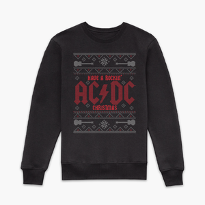 AC/DC Have A Rockin' Christmas Sweatshirt - Black