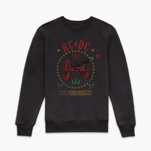 AC/DC For Those About To Have A Great Christmas Sweatshirt - Black