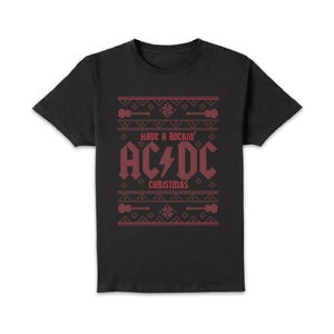 AC/DC Have A Rockin' Christmas Men's T-Shirt - Black