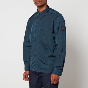 BOSS Orange Men's Laio Overshirt - Open Green