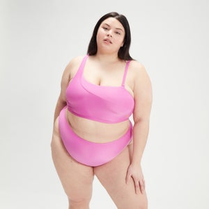 Women's Plus Size Asymmetric Bikini Purple
