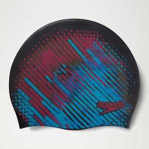 Bonnet Adulte Moulded en silicone réversible bleu/noir