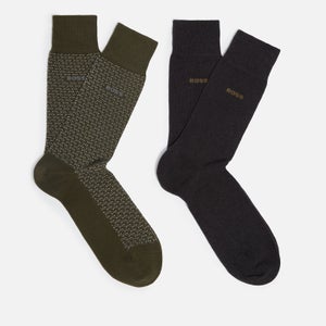 BOSS Bodywear Two-Pack RS Cotton-Blend Socks