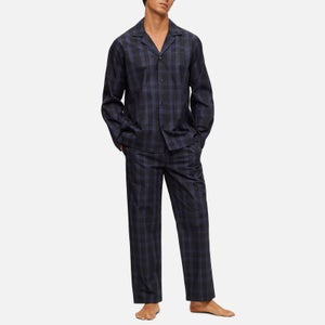 BOSS Bodywear Urban Cotton-Poplin Pyjama Set