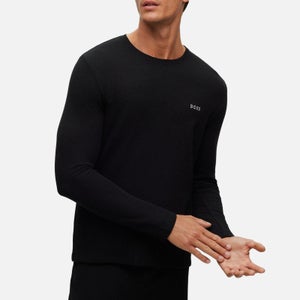 BOSS Bodywear Long Sleeved Cotton-Blend T-Shirt