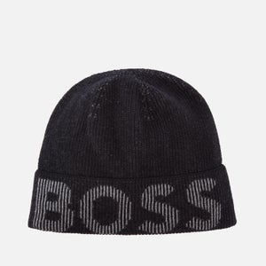 BOSS Black Lamico Cotton and Wool-Blend Hat