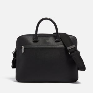 BOSS Black Faux Leather Ray Small Document Case