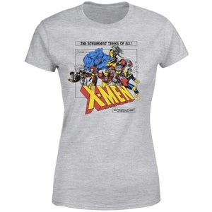 X-Men Retro Team Up  Women's T-Shirt - Grey