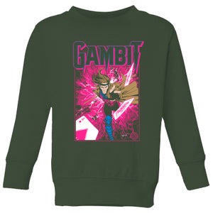 X-Men Gambit Kids' Sweatshirt - Green