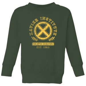 X-Men Xavier Institute For Gifted Youngsters Drk Kids' Sweatshirt - Green