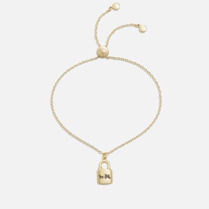 Coach Signature Lock Gold-Plated Bracelet