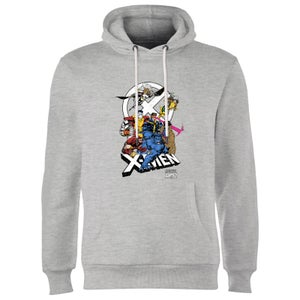 X-Men Super Team Hoodie - Grey