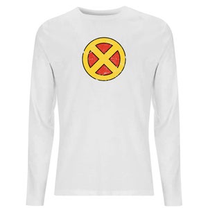 X-Men Emblem Long Sleeve T-Shirt - White