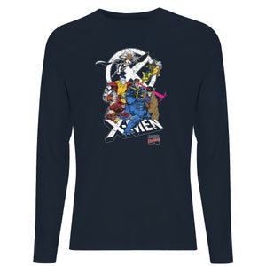 X-Men Super Team Long Sleeve T-Shirt - Navy