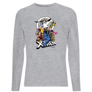 X-Men Super Team Long Sleeve T-Shirt - Grey