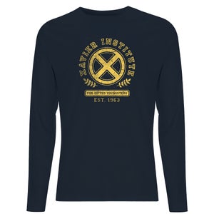 X-Men Xavier Institute For Gifted Youngsters Drk Long Sleeve T-Shirt - Navy