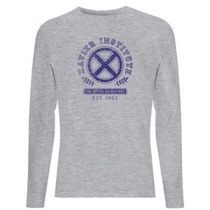 X-Men Xavier Institute For Gifted Youngsters Long Sleeve T-Shirt - Grey
