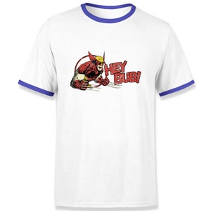 X-Men Hey Bub! Men's Ringer T-Shirt - White/Navy