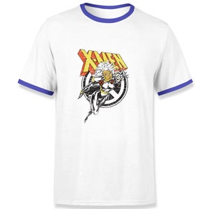 X-Men Storm Men's Ringer T-Shirt - White/Navy