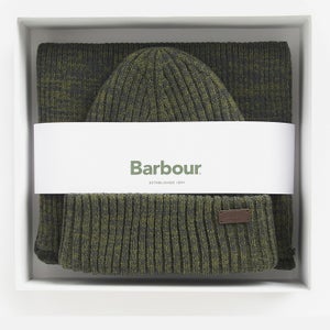 Barbour Crimdon Knit Beanie & Scarf Gift Set