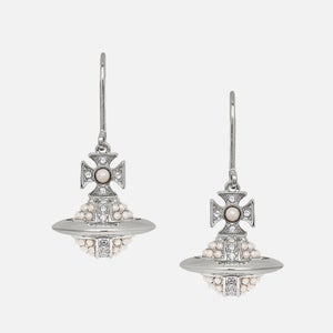 Vivienne Westwood Luzia Silver-Tone Drop Earrings