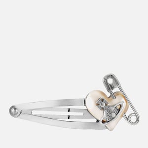 Vivienne Westwood Orietta Silver-Tone Hair Clip